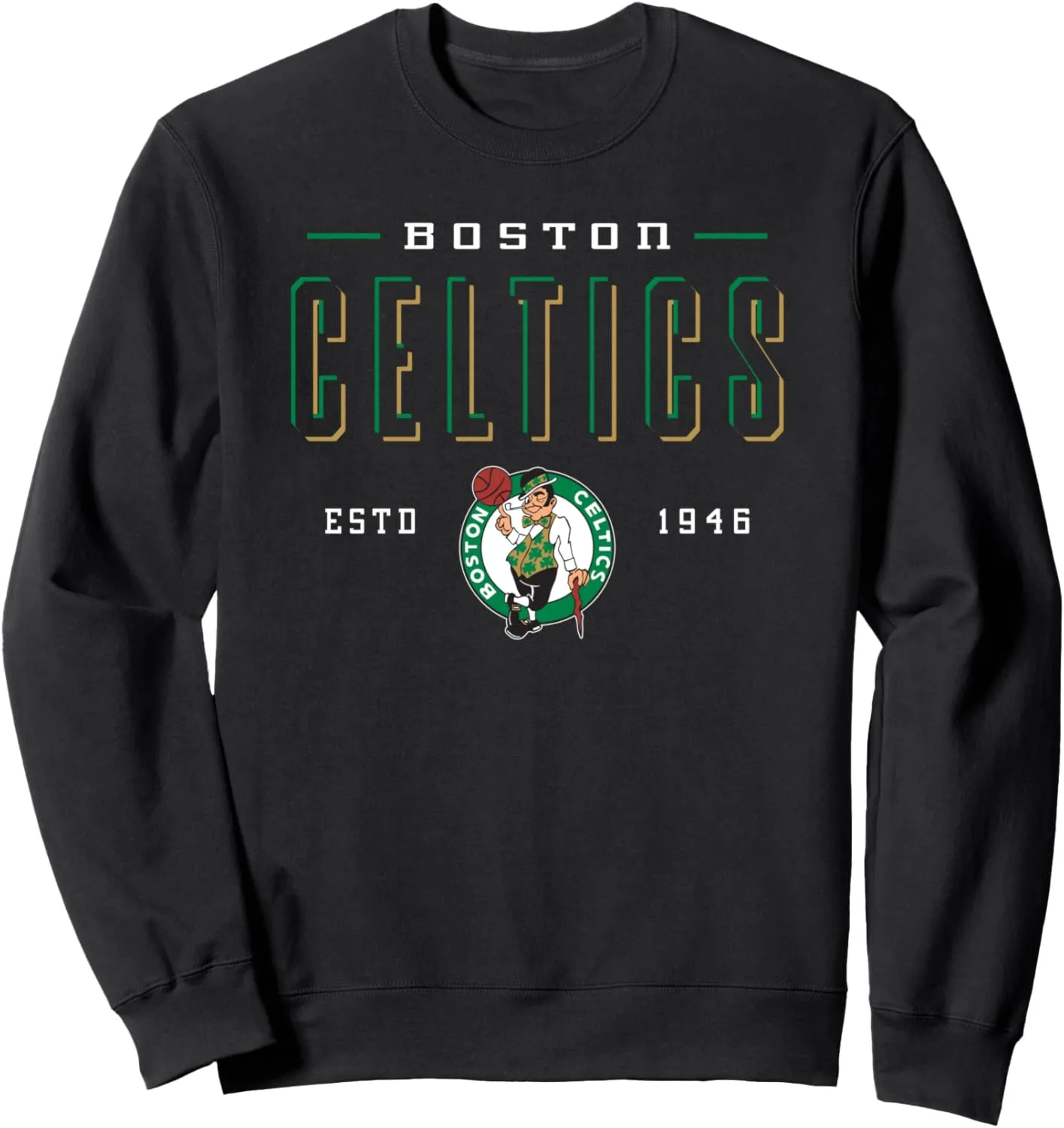 NBA Official Boston Celtics Negative Space Sweatshirt