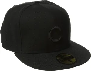 New Era MLB Black on Black 59FIFTY Fitted Cap