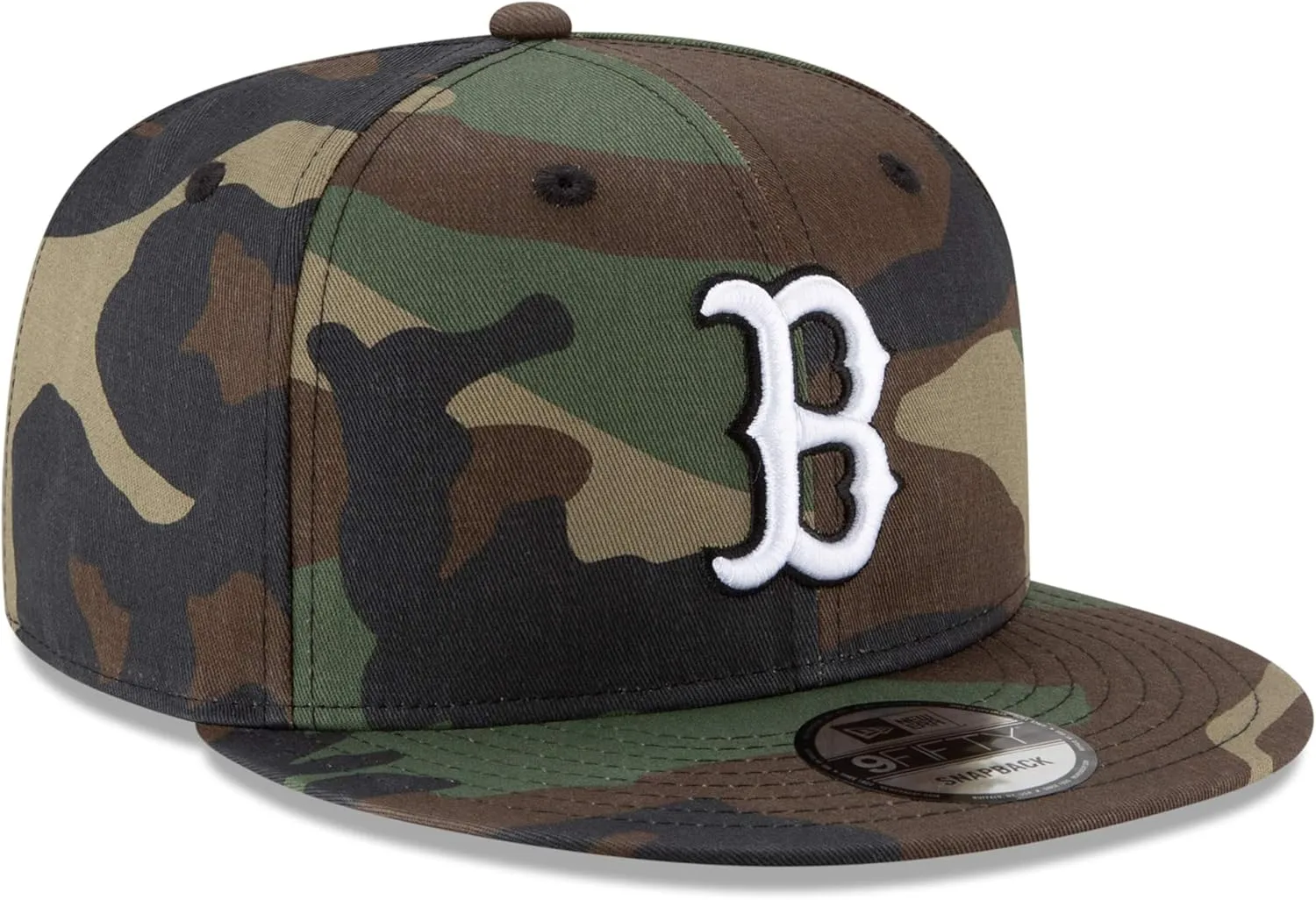 New Era Unisex-Adult MLB 9Fifty Camo Primary Logo Adjustable Snapback Hat Cap One Size Fits All