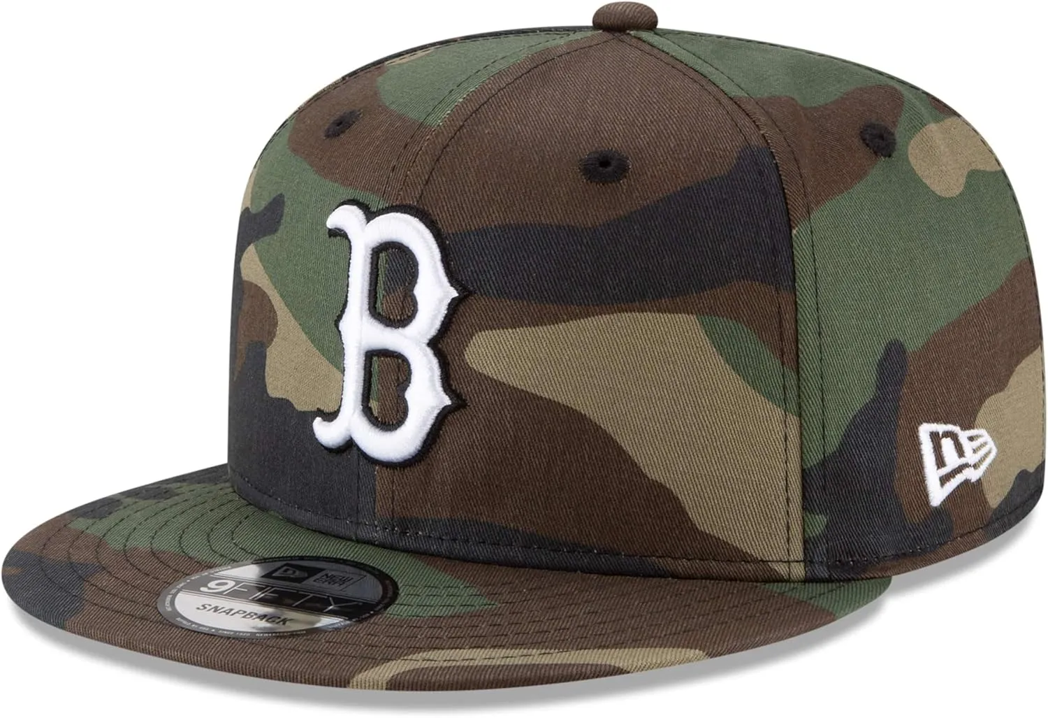 New Era Unisex-Adult MLB 9Fifty Camo Primary Logo Adjustable Snapback Hat Cap One Size Fits All