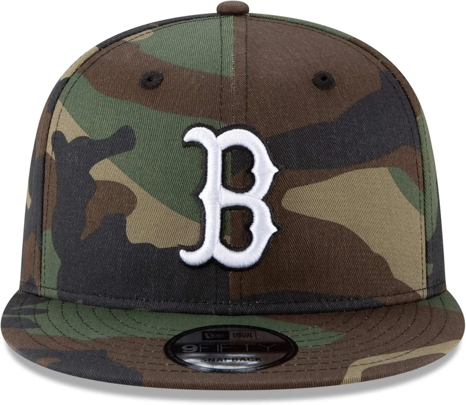 New Era Unisex-Adult MLB 9Fifty Camo Primary Logo Adjustable Snapback Hat Cap One Size Fits All