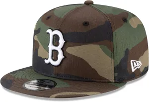 New Era Unisex-Adult MLB 9Fifty Camo Primary Logo Adjustable Snapback Hat Cap One Size Fits All