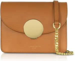 New Ondina Mini Shoulder Bag, Calf Leather, Gold Hardware, 6.7 x 5.1 x 3 inches