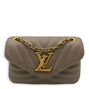 New Wave PM Crossbody bag in Calfskin, Gold Hardware