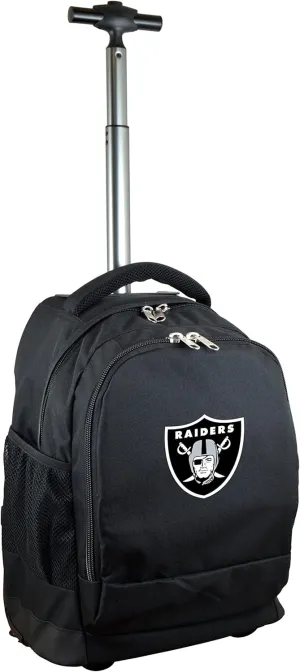 NFL Wheeled Backpack, 19-inches, Black