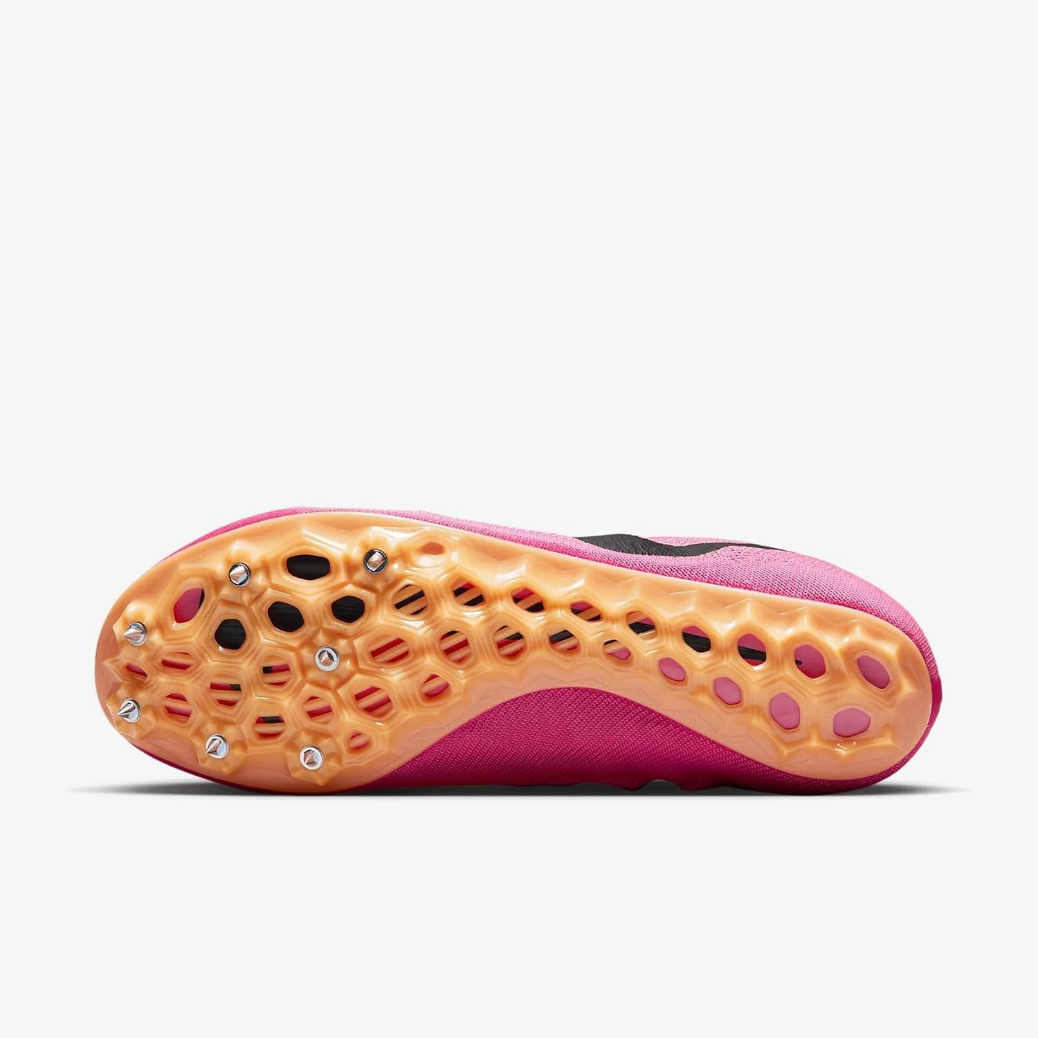 Nike Ja Fly 4 Track and Field Sprinting Spikes (DR2741-100, Sail/Light Lemon Twist/Fierce Pink)