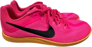 Nike Men's Zoom Rival Distance Track & Field Running Shoes Spikes Hyper Pink/Black/Laser Orange #DC8725-600 - Size Mens 10