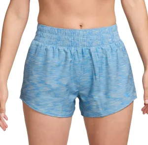 Nike Women's One Dri-FIT Mid-Rise 3" Brief-Lined Shorts, Denim Turquoise
