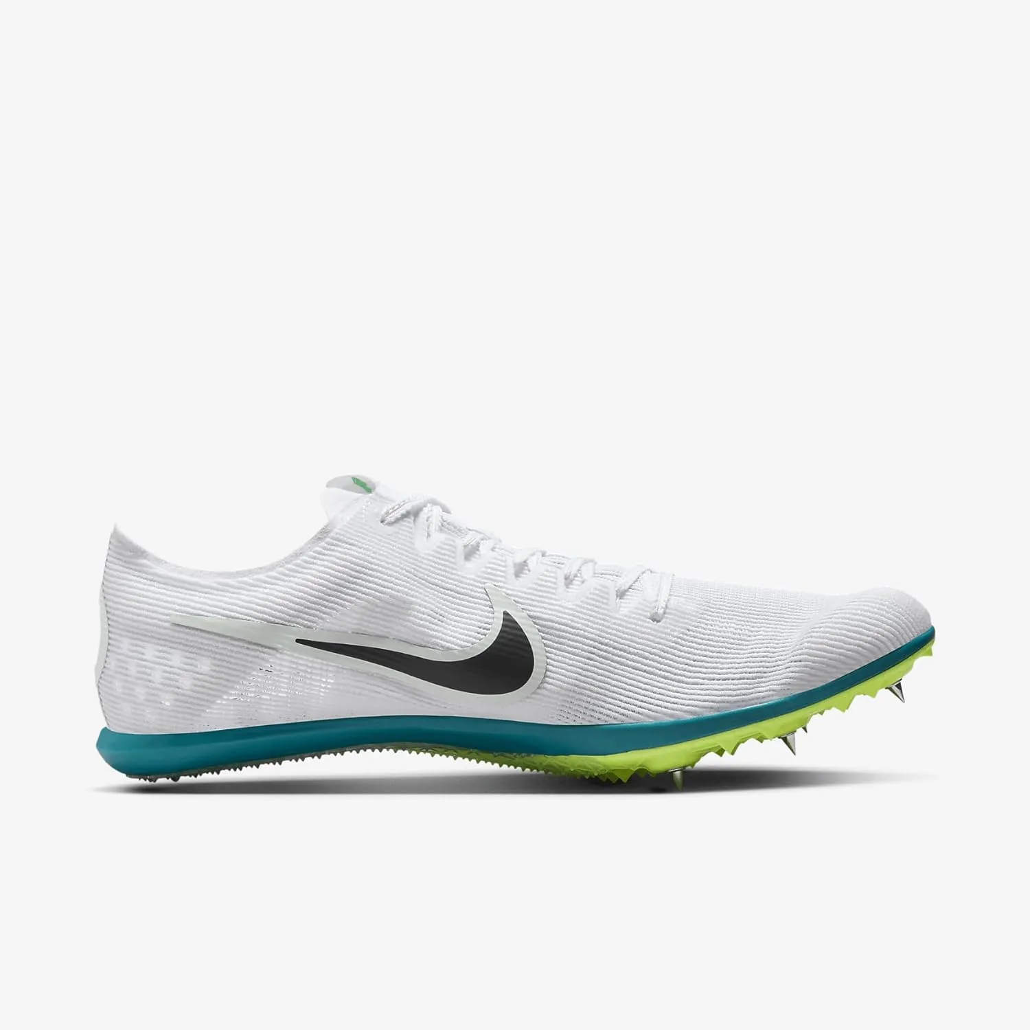 Nike Zoom Mamba 6 Track & Field Distance Spikes, 4.5, White/Black