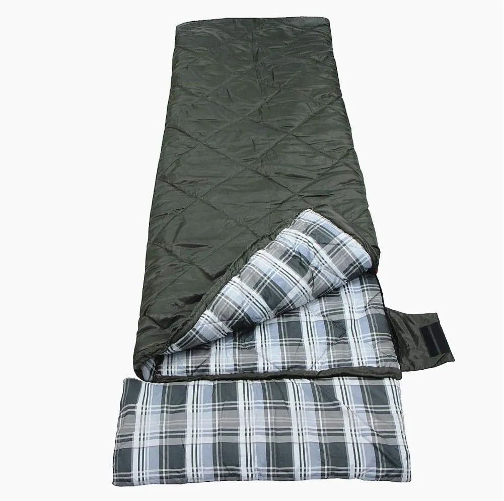NTK Hampton 30 Deg Lightweight Sleeping Bag for Adults | Envelope Shaped Camping Sleeping Bags for Hiking and Backpacking in mid-Low Weather | Extra Portable with Oxford Stuff Sack