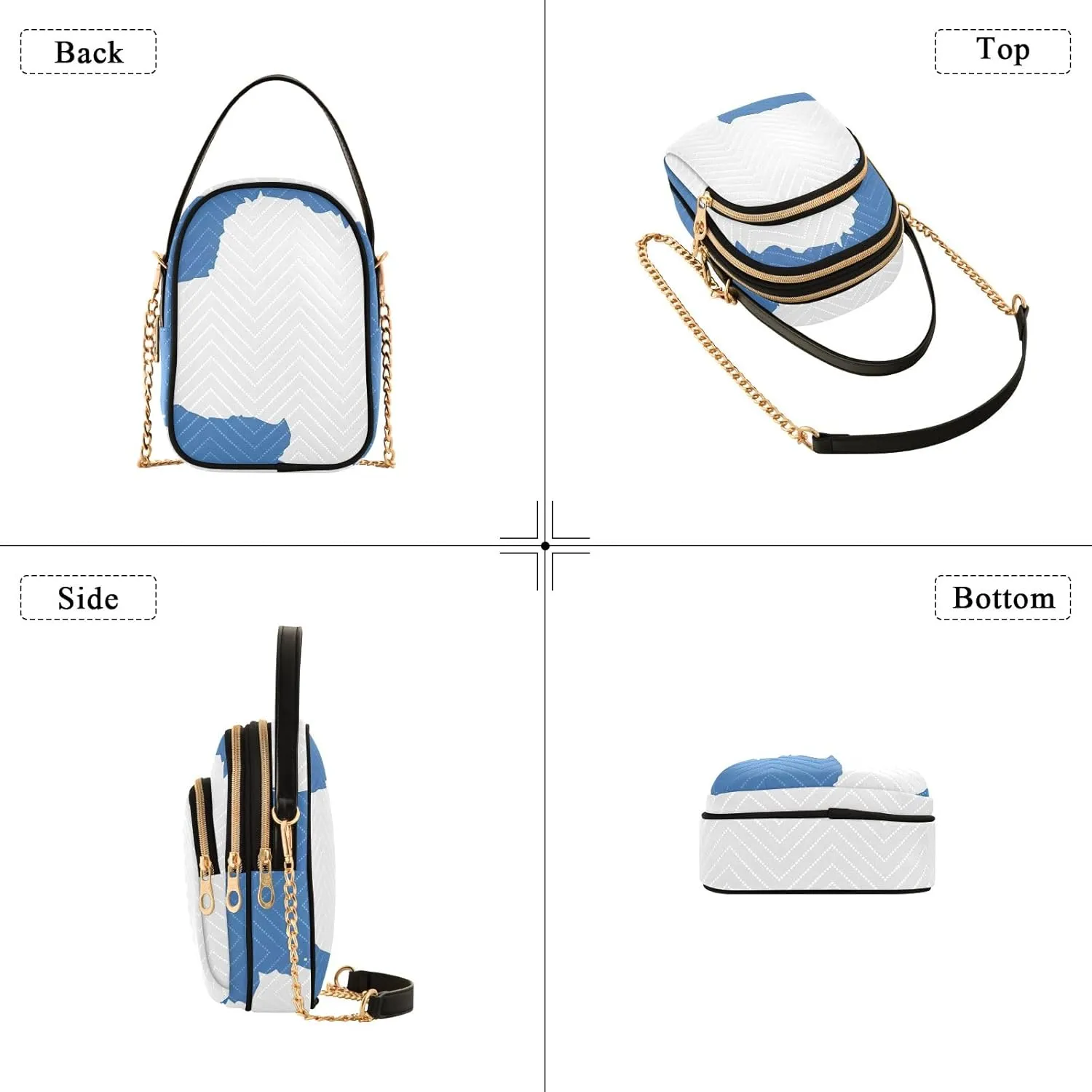 ODAWA Madagascar Flag Women Crossbody Bags Shoulder Bag for Women Crossbody Women Crossbody Bags Small