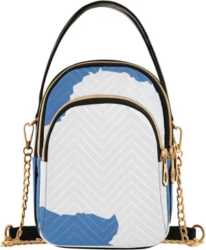 ODAWA Madagascar Flag Women Crossbody Bags Shoulder Bag for Women Crossbody Women Crossbody Bags Small
