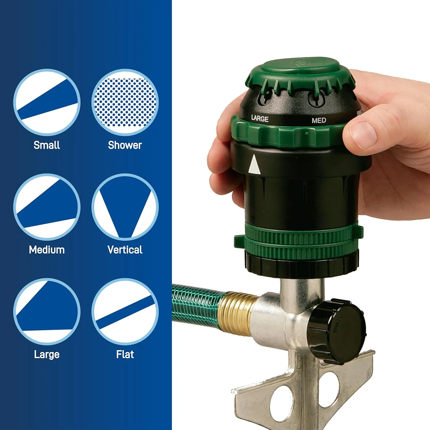 Orbit 58573N H2O-6 Gear Drive Sprinkler (Sprinkler on Spike)