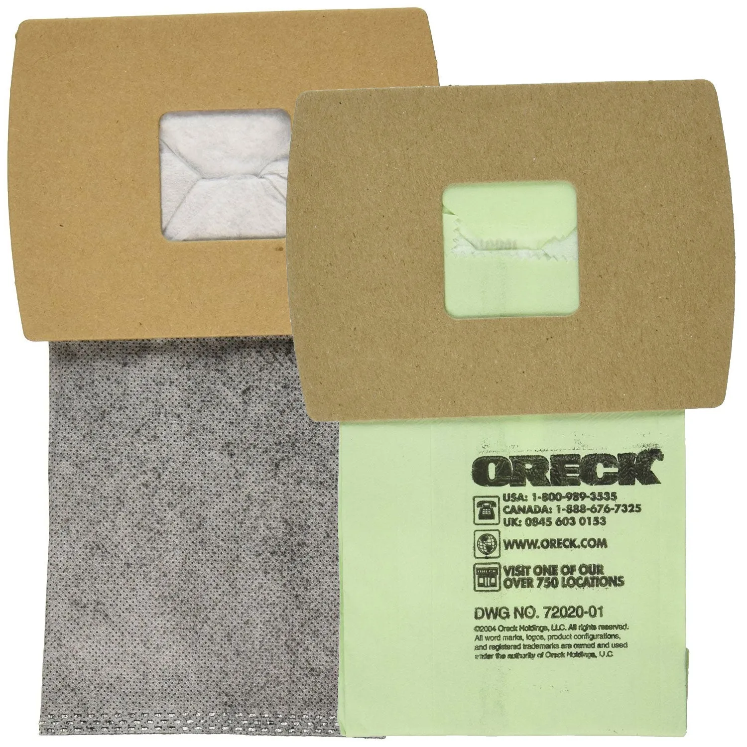 Oreck Ultimate Handheld CC1600 Bags AK14312