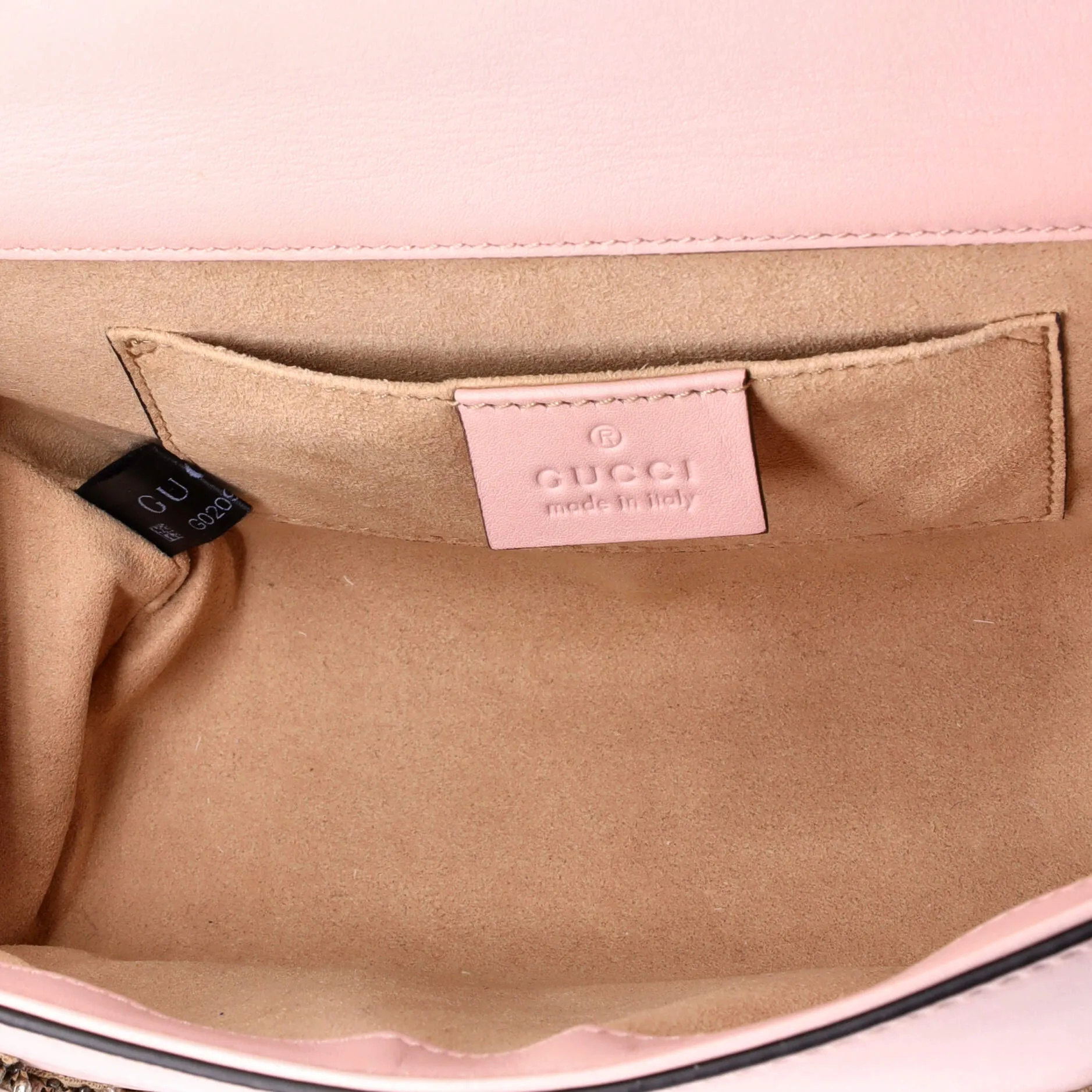Padlock Shoulder Bag Embellished Leather Small