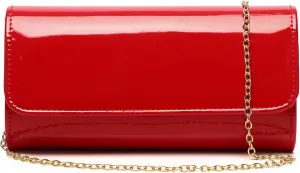 Patent Leather Envelope Clutch Womens Evening Handbag Stylish Shoulder Bag Purse for Christmas Wedding Party Prom