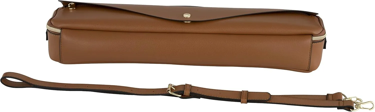Pearl Flute Case Cover, Legato-Largo, Synthetic Leather B-Foot, Camel