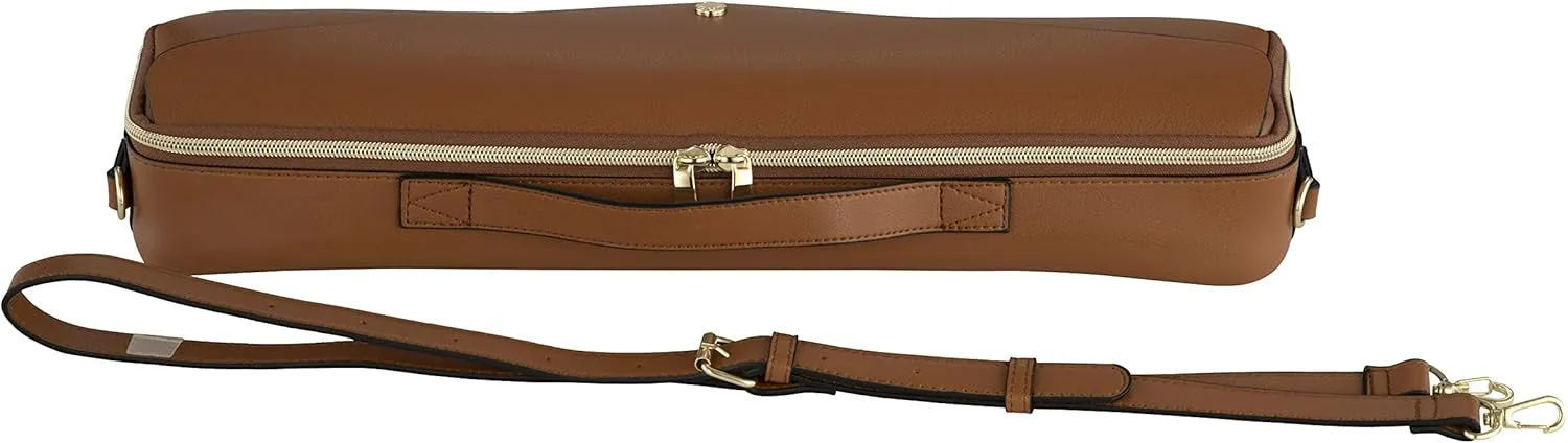 Pearl Flute Case Cover, Legato-Largo, Synthetic Leather B-Foot, Camel