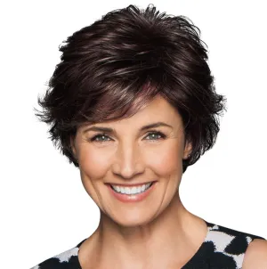 Perk Short Layered Textured Wig by Hairuwear, G2  Licorice Mist