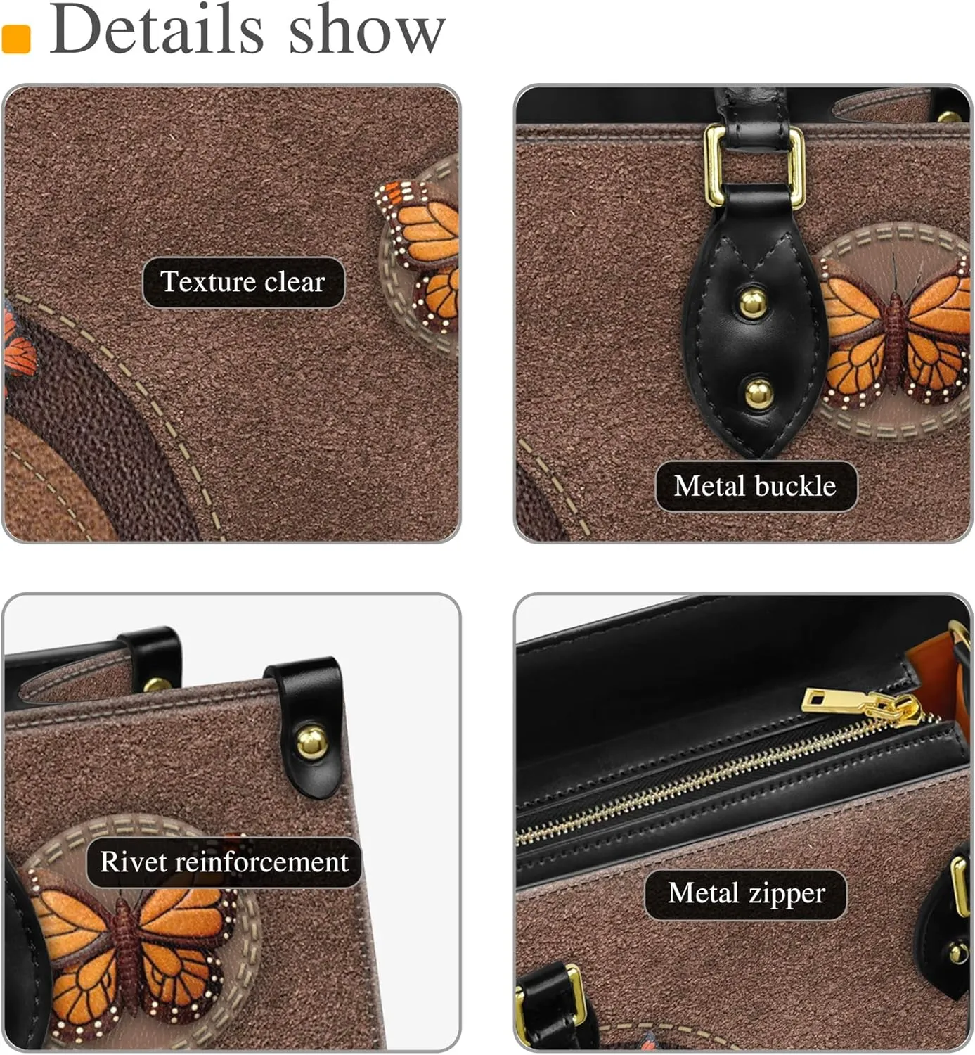 Personalized Black Queen Leather Bag, Gift for African American, Afro Black Girl, Mother's Day Gift