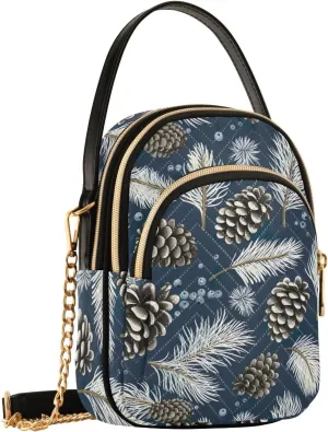 Pine Cones Small Crossbody Bags for Women Cell Phone Shoulder Purse Handbags Wallet 21214896