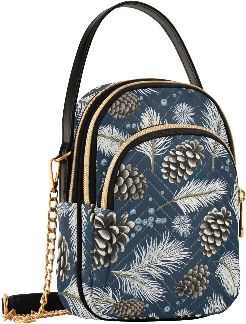 Pine Cones Small Crossbody Bags for Women Cell Phone Shoulder Purse Handbags Wallet 21214896