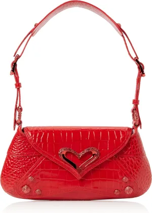 Pinko Women's 520 Shoulder Classic Leather St. Coconut Shiny Bag
