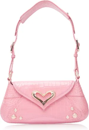 Pinko Women's 520 Shoulder Classic Leather St. Coconut Shiny Bag