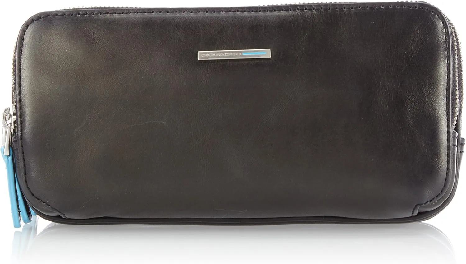 Piquadro Case with Three Dividers, Black, One Size