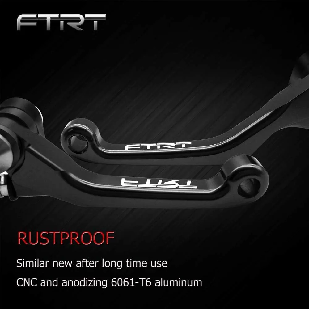 Pivot Dirt Bike Brake Clutch Levers Compatible with TTR125 L LE LW 00-18/ TTR250 93-13/ XT250X 06-16/ Tricker 04-16/ DT230 Lanza 97-13/ WR250R WR250X 07-17/ SEROW225 SEROW250 86-16, Black