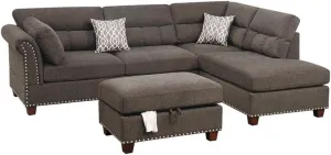 Poundex Sectional, Tan