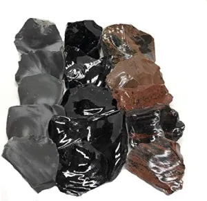 Premium Mixed Obsidian Flint Knapping Spalls (10-18lbs) Flint Knapping Stone