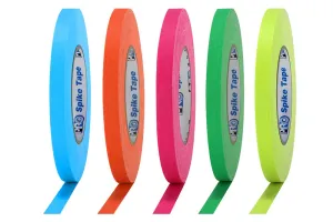 ProTapes Spike Tape 1/2" x 50' Flourecent Spike Tape 5 Pack