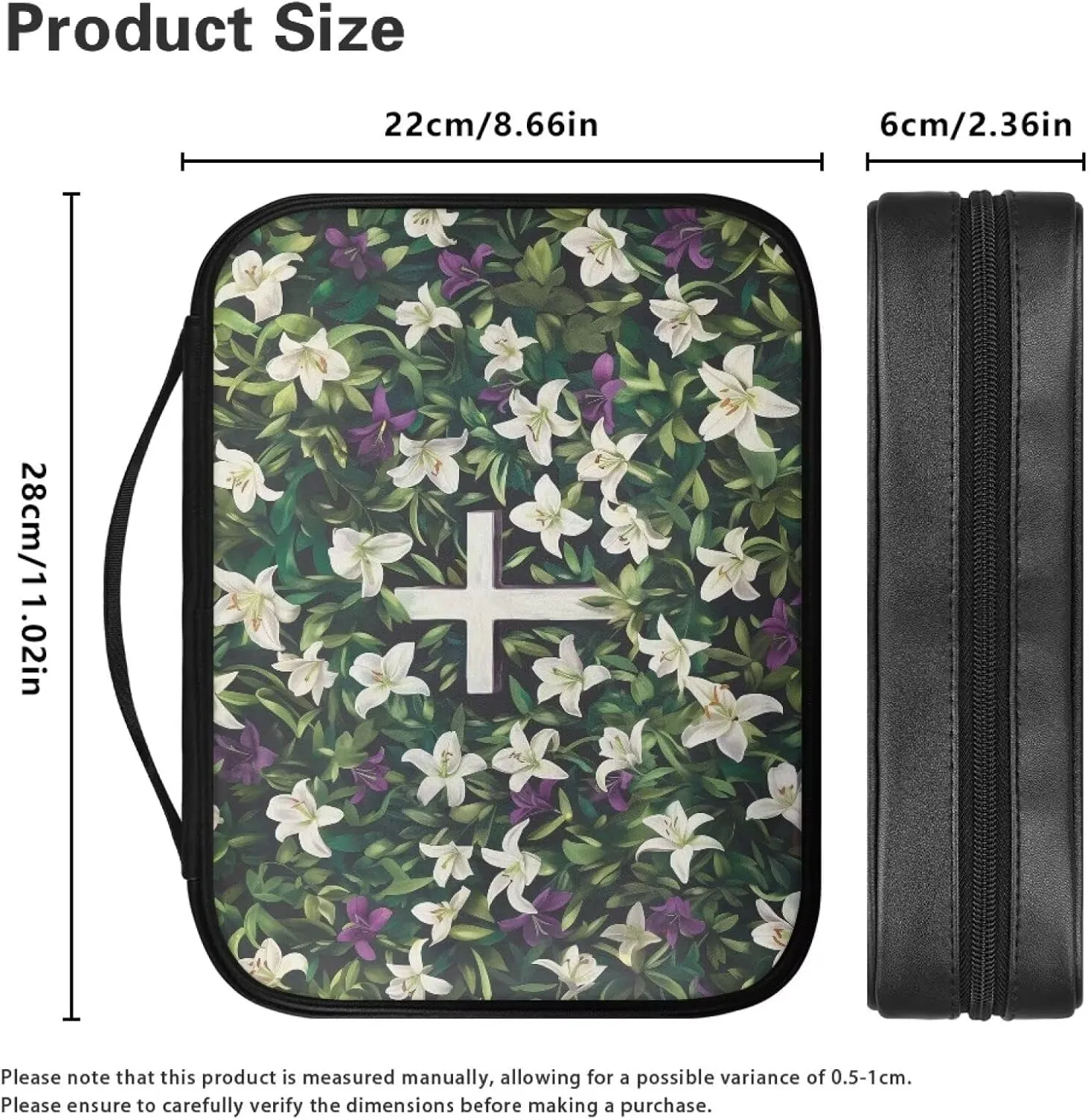 PU Bible Cover for Women，Estuche Para Biblia de Mujer, Stylish and Practical Accessory for Your Faith Journey