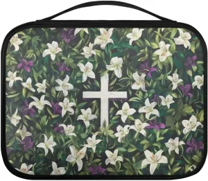 PU Bible Cover for Women，Estuche Para Biblia de Mujer, Stylish and Practical Accessory for Your Faith Journey