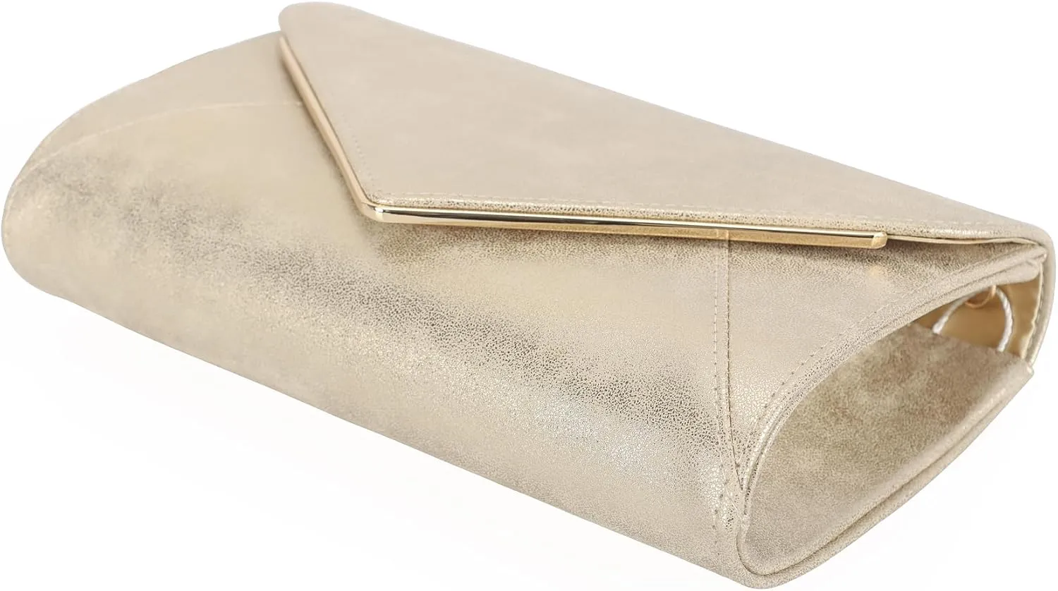 PU Leather Clutch Purses Women Evening Envelope Handbag Prom Wedding Party Foldover Bag