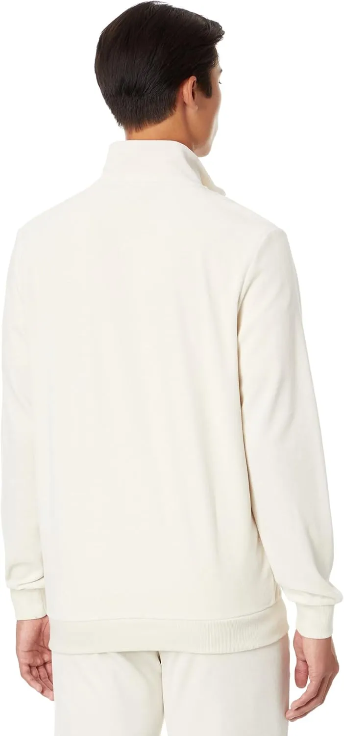 PUMA Men's Gold Trimmed Velour Track Jacket