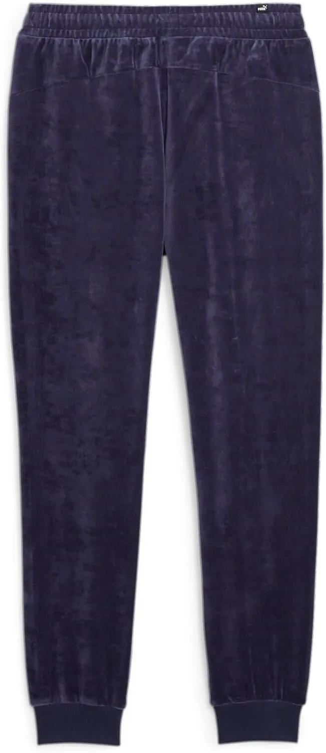 PUMA Men's Gold Trimmed Velour Track Pants