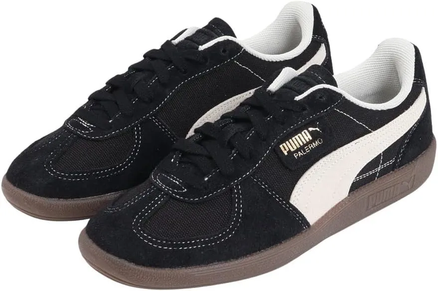 Puma Mens Palermo Vintage Casual Trainers Black