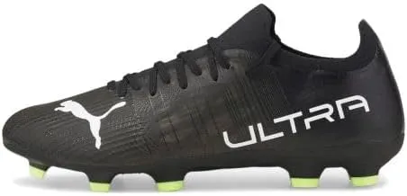 PUMA Ultra 3.4 FG (us_Footwear_Size_System, Adult, Men, Numeric, Medium, Numeric_7) Black, Neon