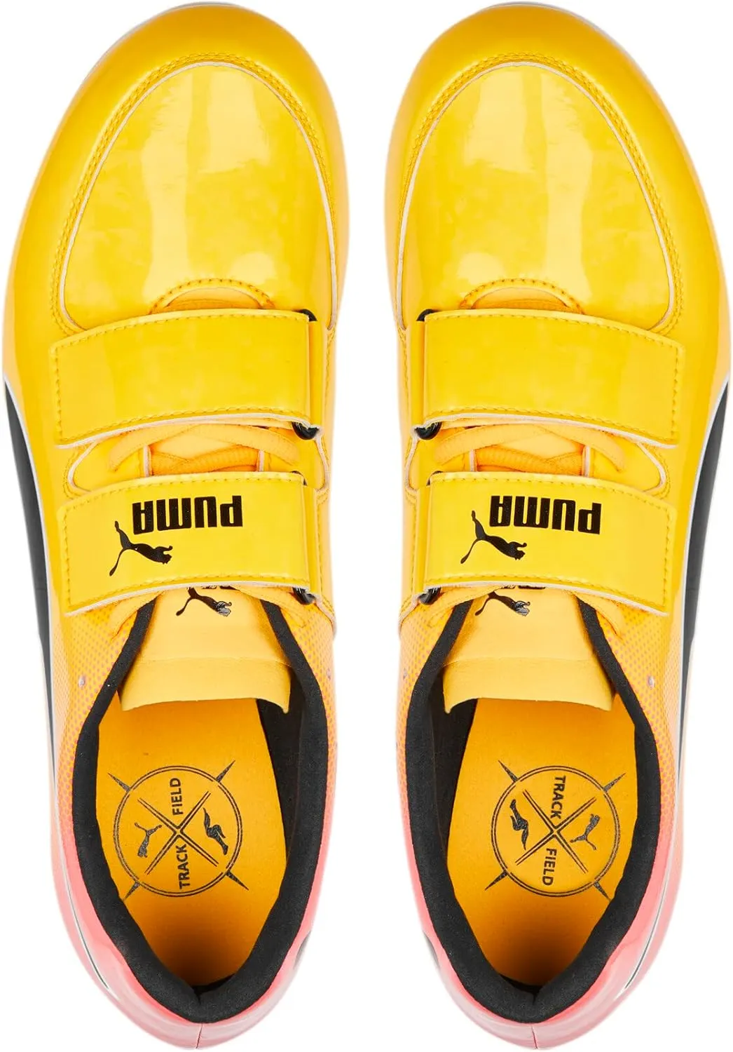 PUMA Women's Men's Evospeed Triple Jump 10 Track and Field Shoes, Sun Stream-Sunset Glow-Black, 11.5