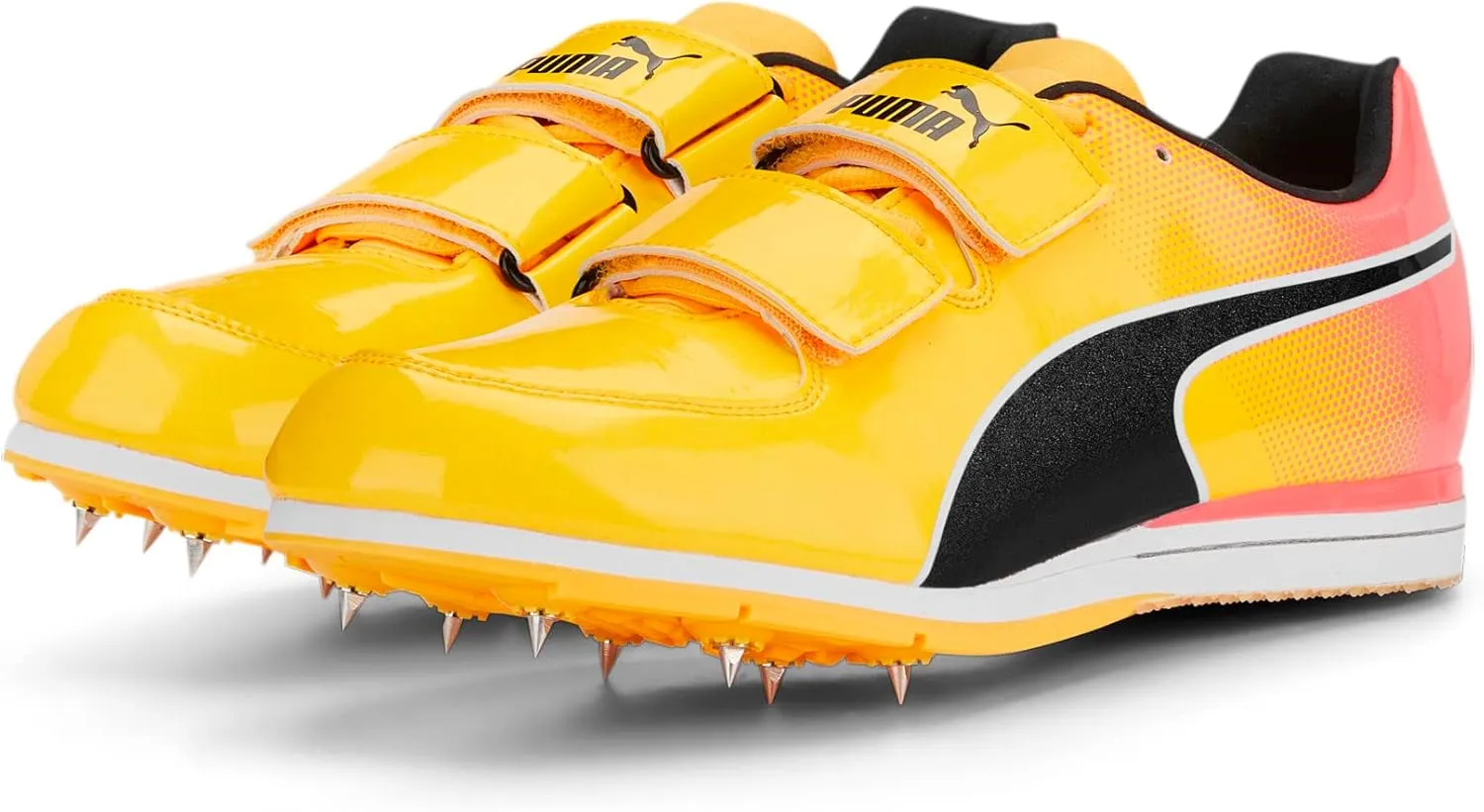 PUMA Women's Men's Evospeed Triple Jump 10 Track and Field Shoes, Sun Stream-Sunset Glow-Black, 11.5