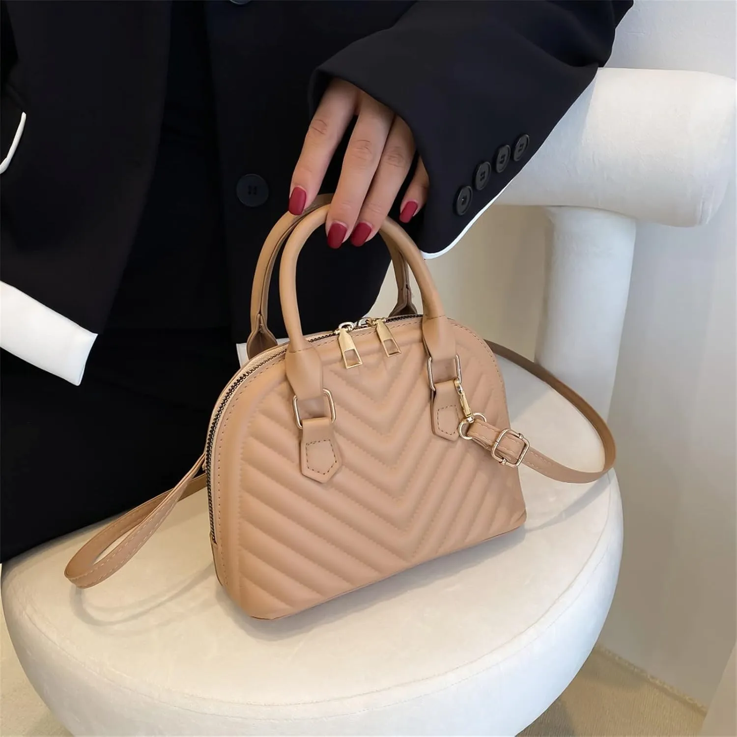 Purses for Women Pocketbooks Soft Pu Leather Ladies Crossbody Purse Multi Pocket Shoulder Bag Shoulder Bag 20, B4/