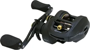 Quantum Smoke HD Baitcast Fishing Reel, Size 200 Reel, Right-Hand Retrieve, Continuous Anti-Reverse Clutch