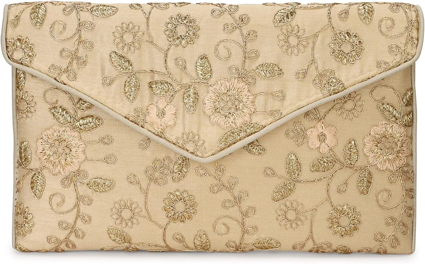 Rajasthani Indian Art Sling Bag Foldover Clutch Purse For Women, Indian Handcrafted Foldover Sling Clutch
