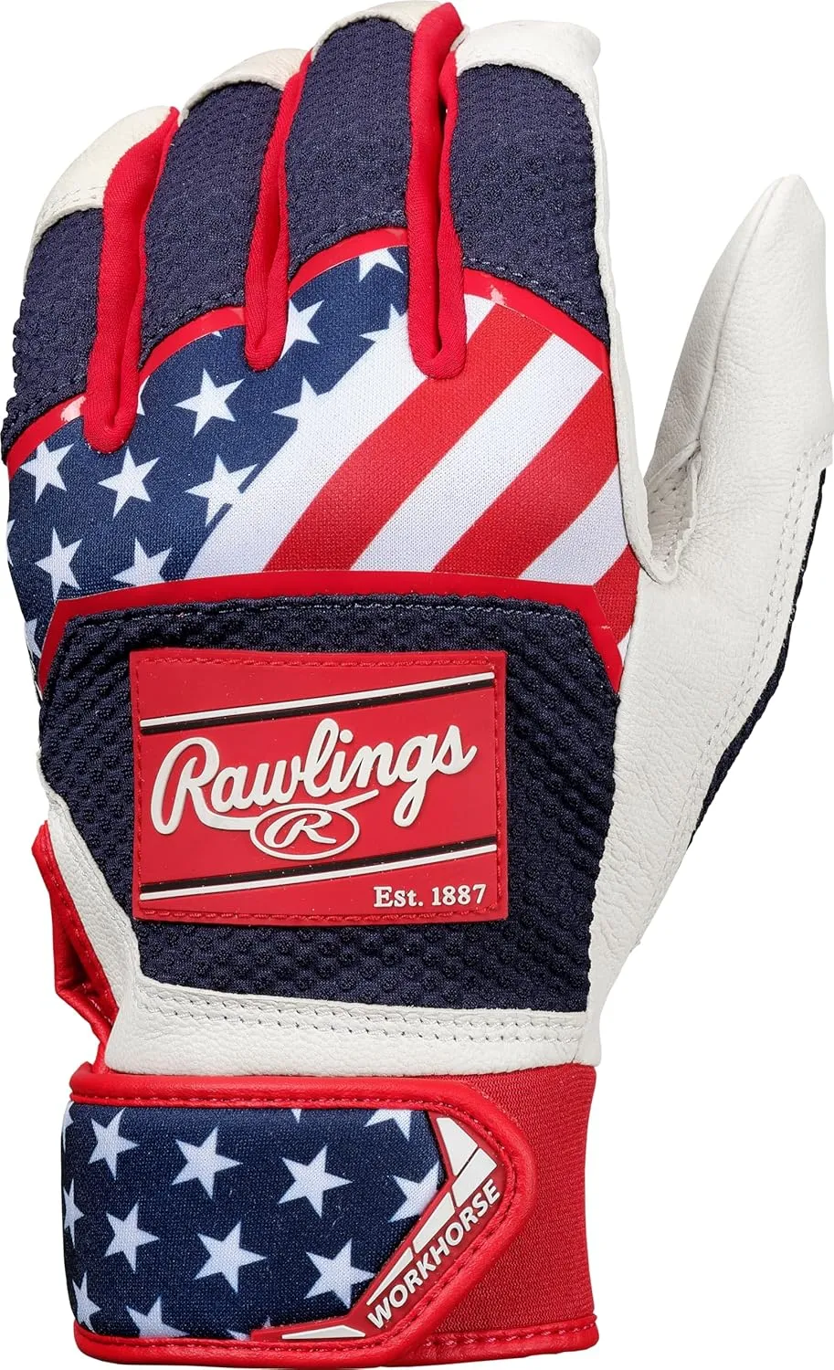 Rawlings | Workhorse Baseball Batting Gloves | Adult | Multiple Colors