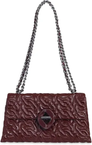Rebecca Minkoff Double Gusset Xbody W/Chain Qu