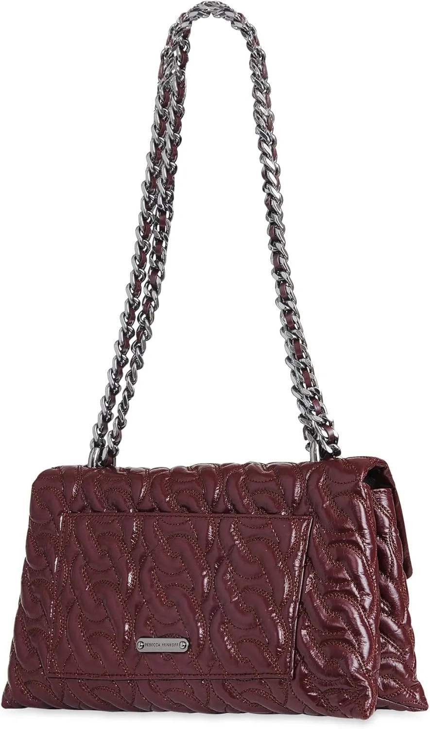 Rebecca Minkoff Double Gusset Xbody W/Chain Qu