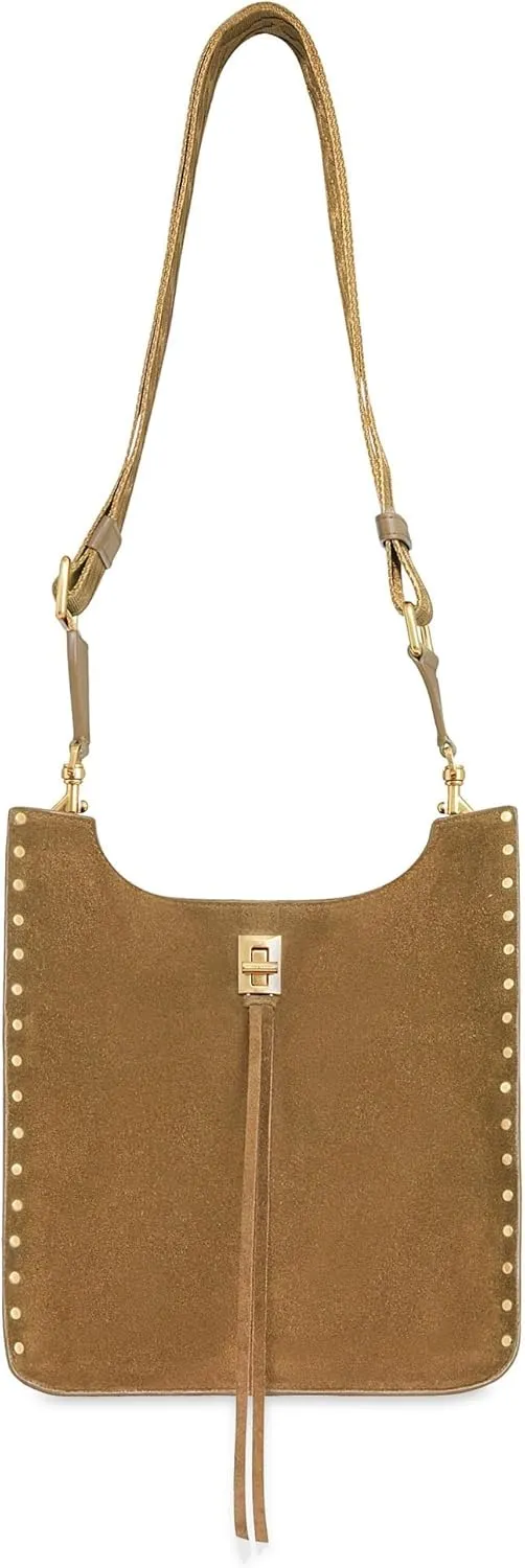 Rebecca Minkoff Womens Darren Medium Feed Honey One Size