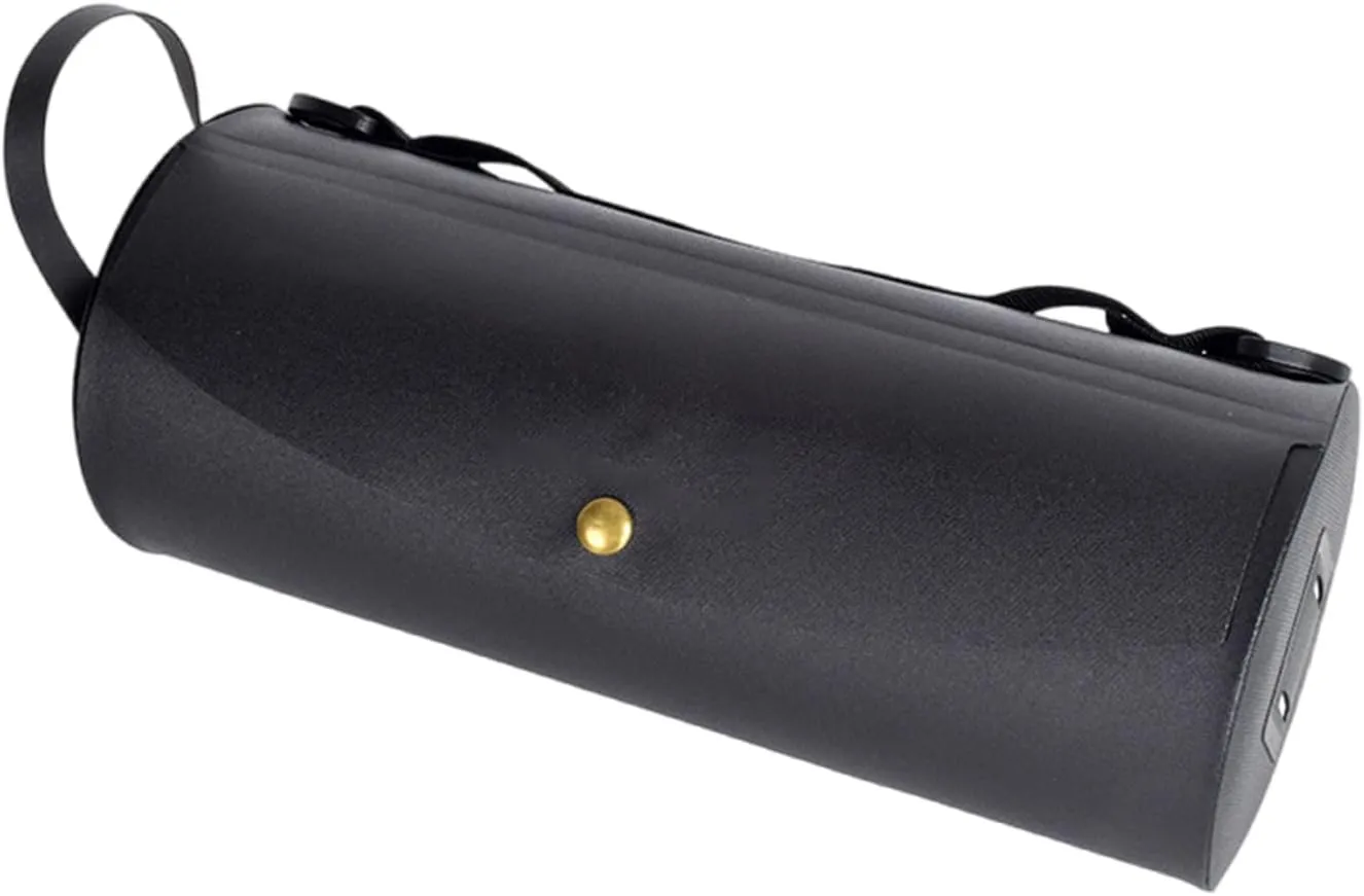 Reflective Cycling Handlebars Cylinder Bag Versatiles Bicycles Front Bag For Safe Night Cycling